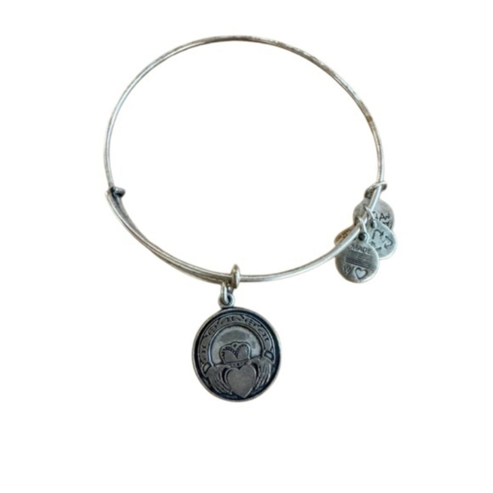 Alex and Ani Silver Claddagh Bracelet